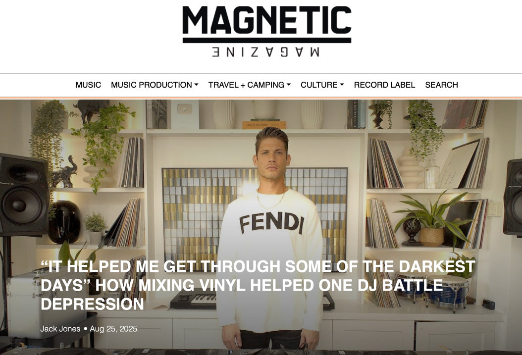 Magnetic Magazine Feature: How Mixing Vinyl Helped Me Through Dark Times